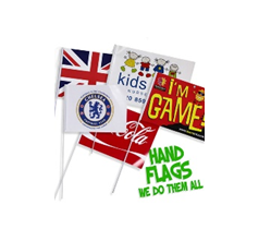 HAND HELD FLAGS